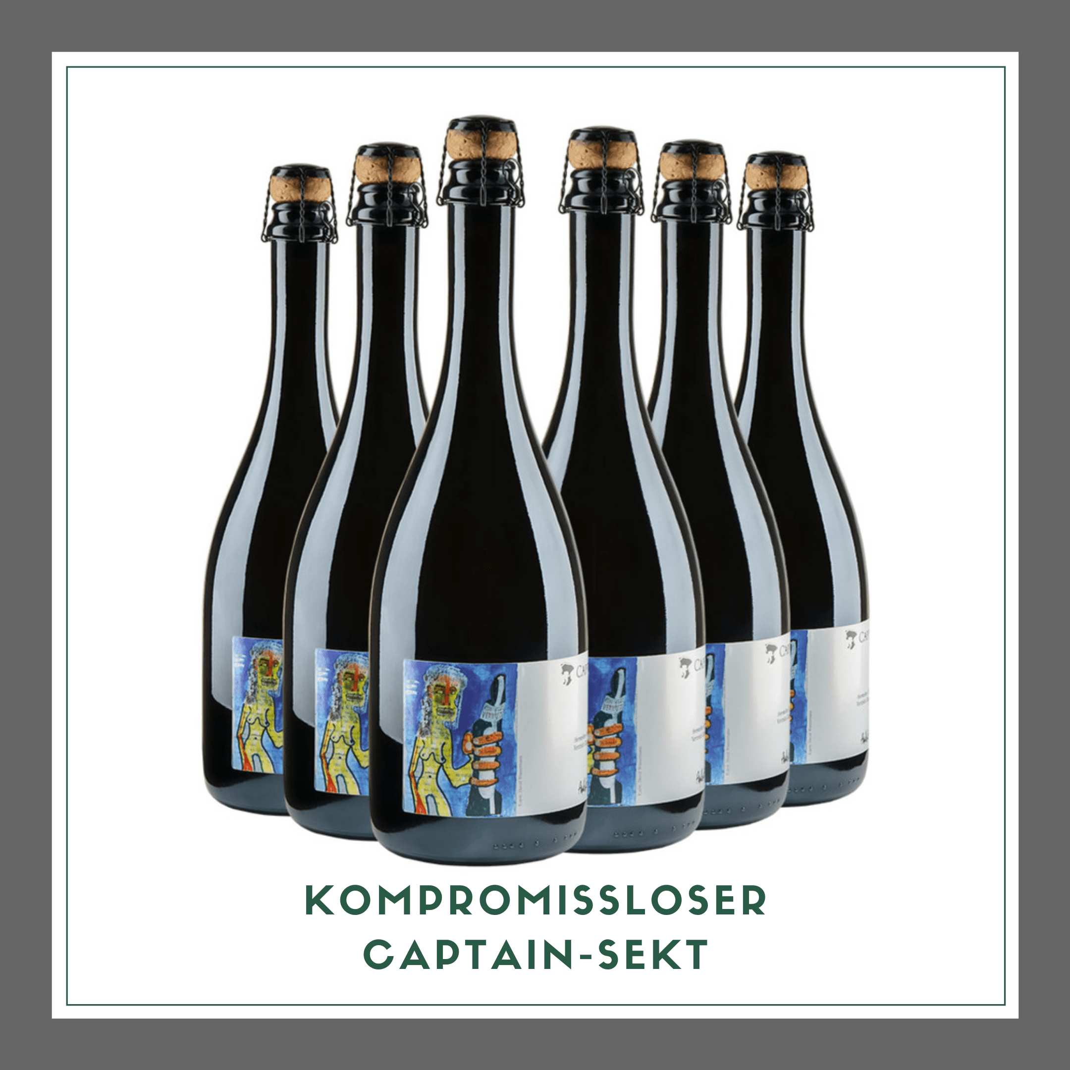 Kein Champagner, aber auch ein eleganter Schäumer mit viel Creme ist der neue Sekt des Captain, den Sommelier André Macionga kreierte. Klick → hier.