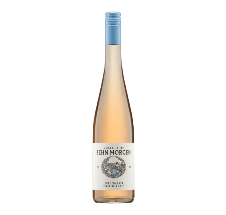 Noch ein Roséwein, der anders ist als andere. Der Kreuznacher Pinot Noir Rosé vom Weingut In den Zehn Morgen (was für ein Name!) verströmt Eleganz und kalkige Kühle. Hier geht's zur → Besprechung.
