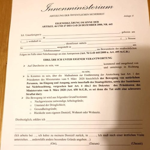 Eigenerklärung_Südtirol