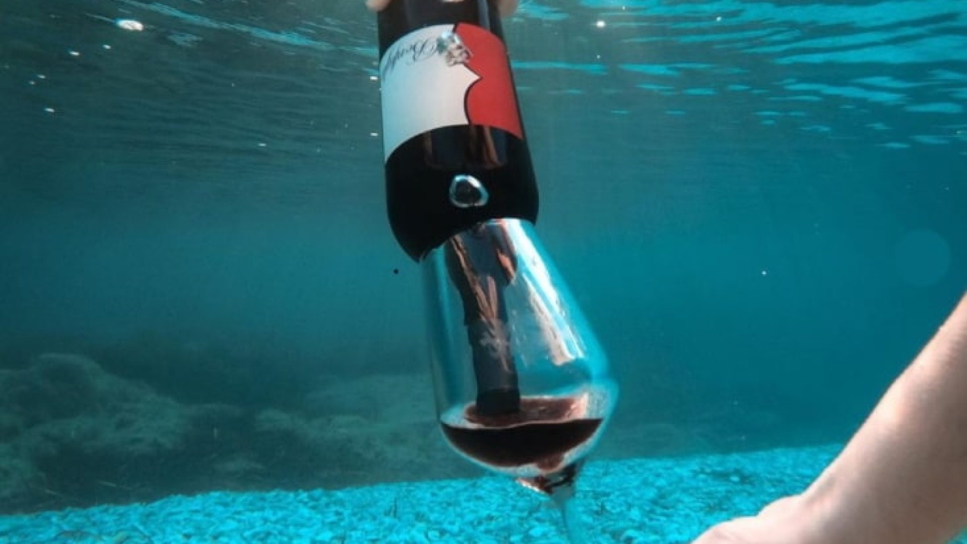 Der Unterwasser-Wein