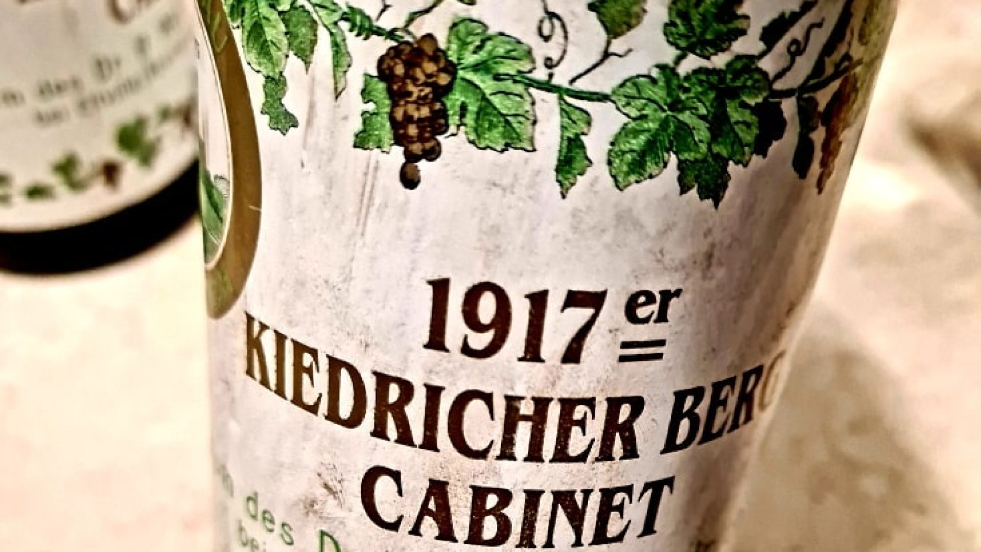 Robert Weil: Wie schmeckt Riesling von 1917?